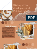 Political Science - Early Modern Developments