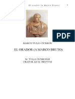 El Orador - A Marco Bruto (Español+latin) - CICERO