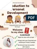 Intro To Personal Development Lesson 1