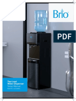 Brio Top Load Water Cooler Dispenser EN