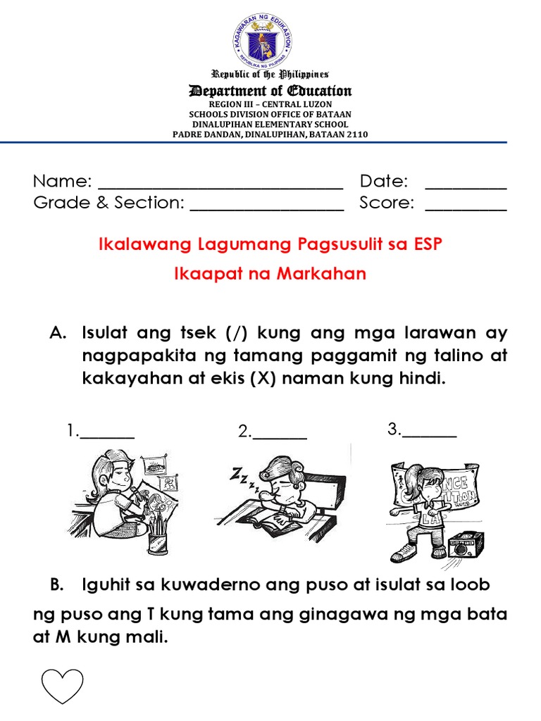 Compilation of 2nd Summative Test Fourth Quarter | PDF