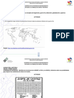 Ficha Trabajo Geografía Primer Grado