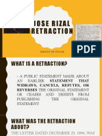 Retraction Report