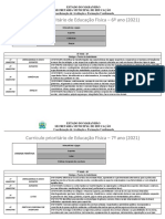 Currículo Prioritário EDUCAÇÃO FÍSICA 6º AO 9º ANO