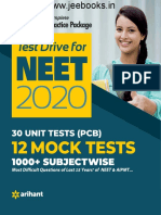 Arihant Test Drive for NEET