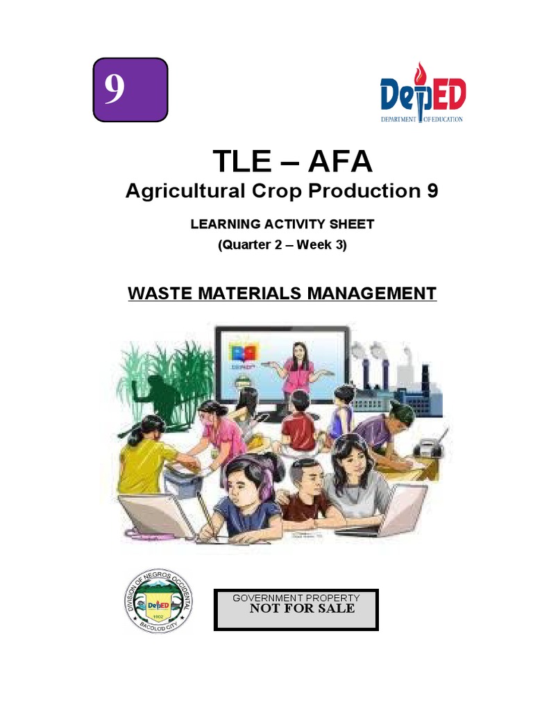 TleAgri Crop 2qWeek 3Final (Waste Material Management) PDF Waste