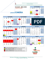 Calendario Curso 2022-2023 SANTOMERA