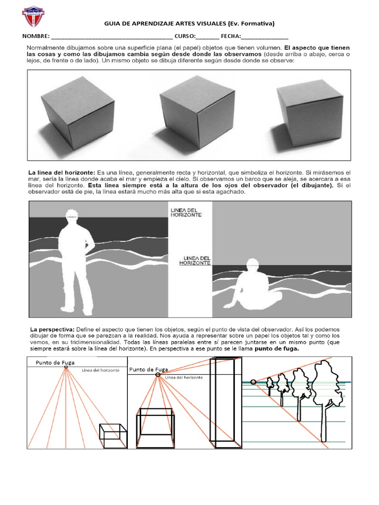 7º - 8º Artes Perspectiva | PDF | Crecimiento personal y profesional