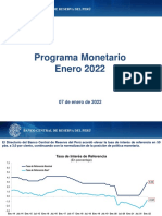 Programa Monetario BCRP 2022