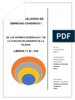 Curso de Derecho Canonico I 2021