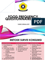 Food Frequency Questionnaire FFQ