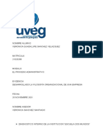 Segundo Intento VERONICA - SANCHEZ - DESARROLLADO LA FILOSOFÍA ORGANIZACIONAL DE UNA EMPRESA