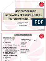 REPORTE FOTOGRAFICO DE INSTALACION - rHUBAeropuerto