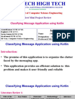 Classifying Message Application Usng Kotlin