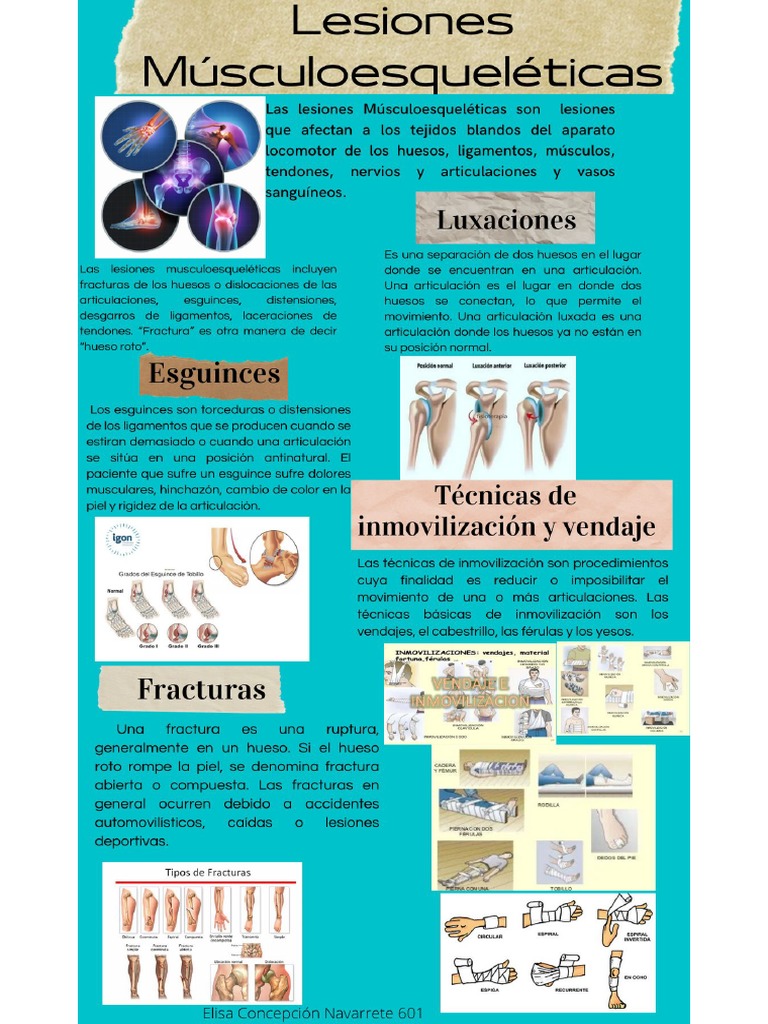 Elisa Concepción Navarrete 601.. Cartel Sobre Las Lesiones ...