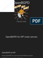 OpenBGPD Gotta Go fast-SwiNOG34