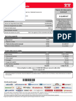 Estado de cuenta Infonavit con detalles de pago, saldo y adeudos