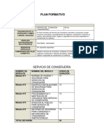 Plan de Trabajo Conserjes 