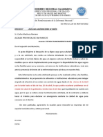 Informe A Municipalidad Sobre Agua Potable