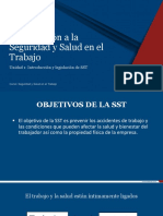 Introducción a la SST: Prevención de riesgos y legislación