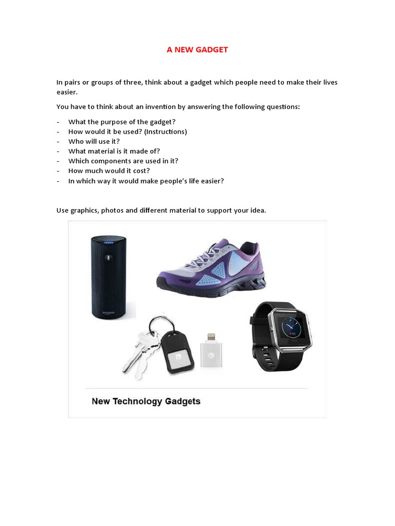 A New Gadget Project | PDF