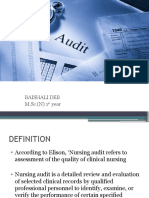 Nursing Audit