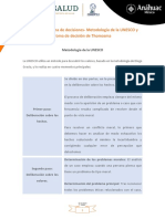 Métodos de Toma de Decisiones - Metodología de La UNESCO y Toma de Decisión de Thomasma