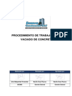 Pts-004 Procedimiento Trabajo para Vaciado de Concreto