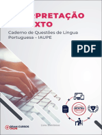 Caderno de Questoes de Lingua Portuguesa Iaupe E1650915162