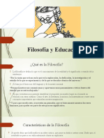 Filosofía y Educación Power Point