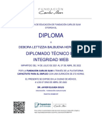 Diploma Tecnico en Integridad Web