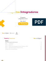 Ficha Didáctica - Proyecto Integrador - Cuarto Grado, Abril