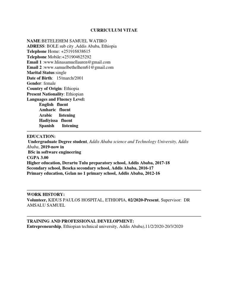 My CV++ | PDF