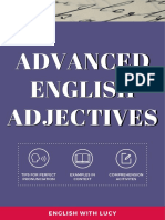 250 Advanced English Adjectives