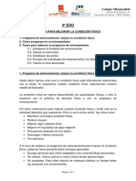 4ºESO - Tema 3 - Programa para Mejorar La Condición Física