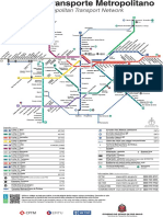 Mapa Da Rede Metro