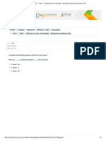 Unit 1 - Task 1 - Testing My Prior Knowledge - Evaluation Questionnaire (Page 3 of 3)