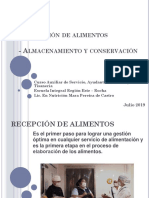 TEMA 4 Recepción y Almacenamiento