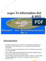 Right To Information Act & NGO