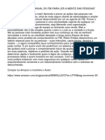 Livro (PDF) - Novo Manual Do FBI para Ler A Mente Das Pessoas