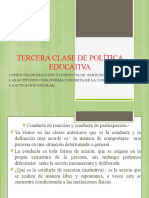 Tercera Clase de Política Educativa Ieph