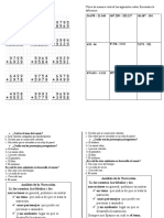 Talleres de Tercero A Español Matematicas