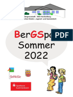 Er Paß Sommer 2022: Stadt Bergneustadt - BGS Hackenberg - Präven Ve Kinder-, Jugend-Und Sozialarbeit