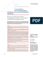 Cáncer de Piel, Características Clínicas, Diagnóstico Histopatológico y Tratamiento en Un Centro Dermatológico Colombiano.