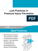 Pressure Sore Injury Best Practices