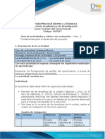 Guía de Actividades y Rúbrica de Evaluación - Unidad 1 - Fase 2 - Fundamentos para El Desarrollo Del Proyecto