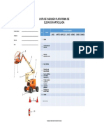 Check List Plataforma