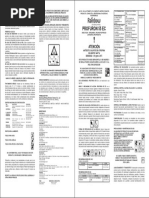 Ficha Técnica de Roundup Activo | PDF | Agua | Caña de azúcar
