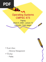 Operating Systems CMPSC 473