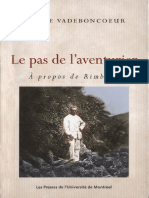 Pas de L'aventurier, Le - Vadeboncoeur, Pierre